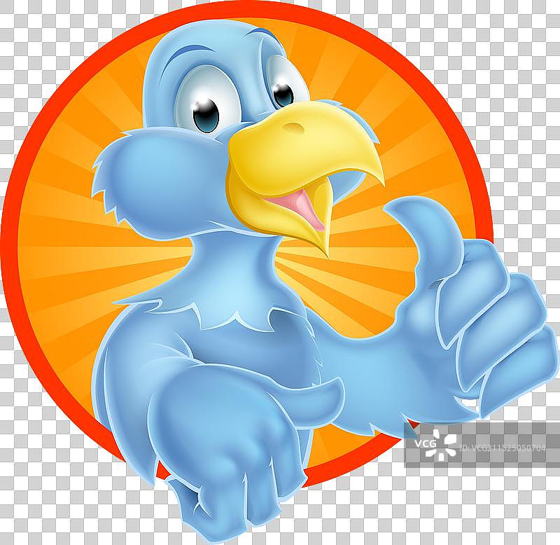 卡通蓝鸟图片素材