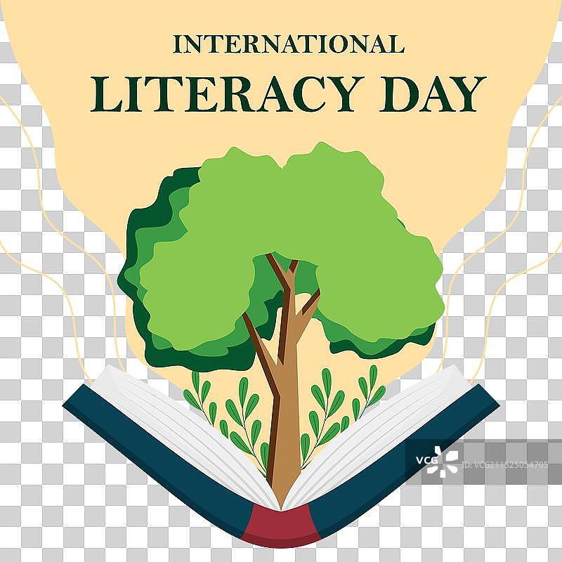 国际扫盲日与树木生长图片素材