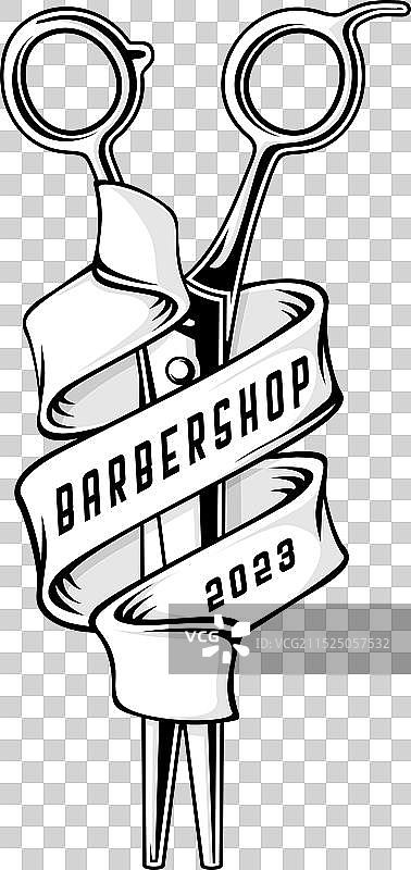 理发剪刀图片素材