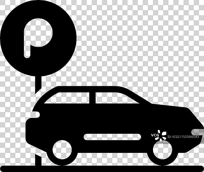 汽车停车图片素材