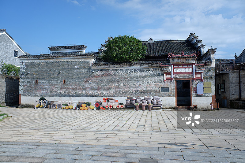 渼陂古村 毛泽东旧居图片素材