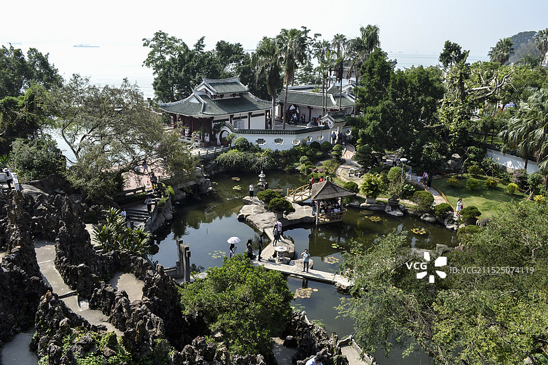 厦门 鼓浪屿 菽庄花园图片素材
