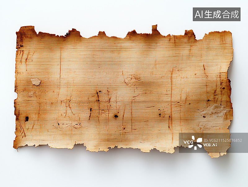 【AI数字艺术】一张古老复古的纸草纸图片素材