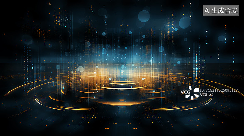 【AI数字艺术】社会化网络用户互动科技背景图片素材