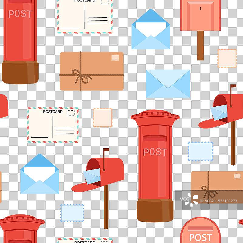 开放式水彩无缝图案图片素材