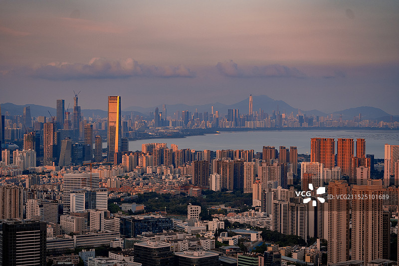 城市夜景 粤港澳大湾区 大湾区 发展 城市 都市夜景 灯光 发展 繁华 日落 橘子海图片素材