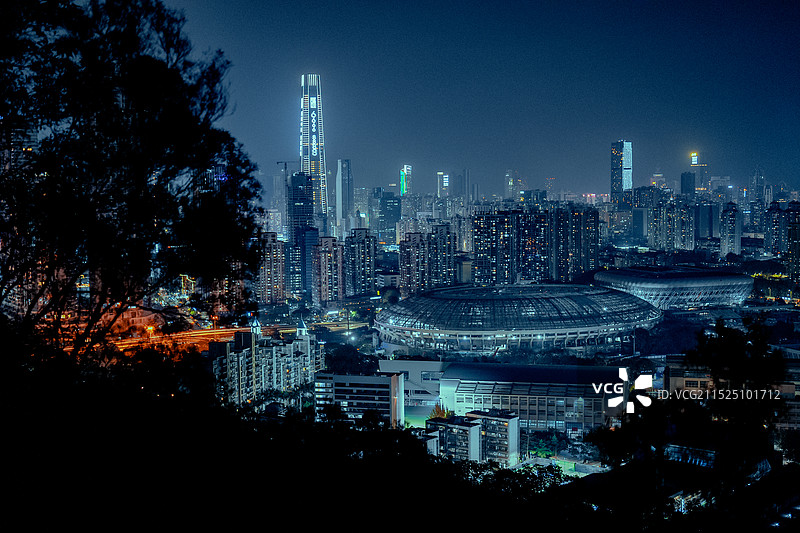 城市夜景 粤港澳大湾区 大湾区 发展 城市 都市夜景 灯光 发展 繁华 日落 橘子海图片素材
