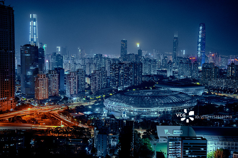 城市夜景 粤港澳大湾区 大湾区 发展 城市 都市夜景 灯光 发展 繁华 日落 橘子海图片素材