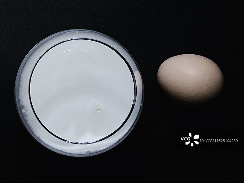 牛奶鸡蛋营养早餐搭配图片素材