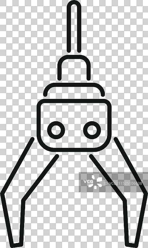 挖掘机铲斗图片素材