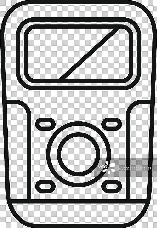 显示功耗数据的电表图片素材