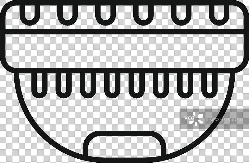 智能头皮按摩器促进头发生长图片素材