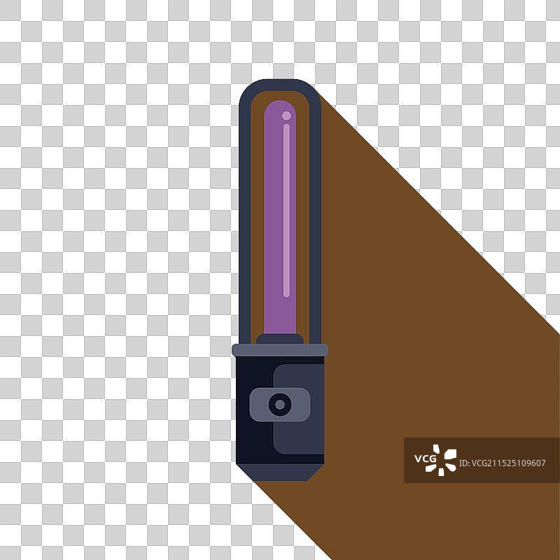 扁平风格的紫外线灯图标图片素材