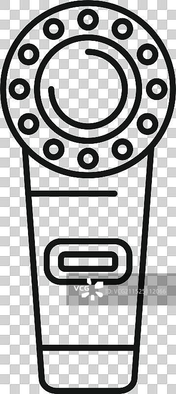 现代电动脱毛器去除体毛图标图片素材