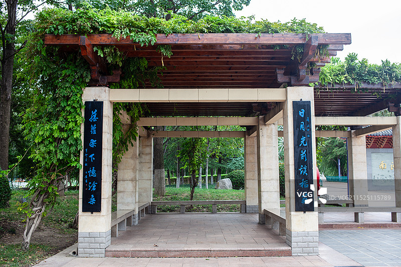 济宁南池景区图片素材