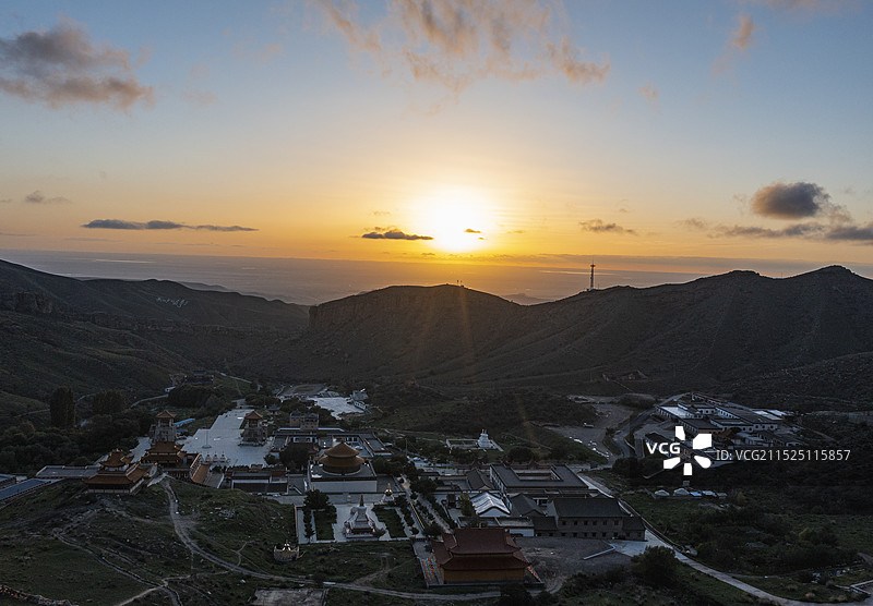 阿拉善左旗贺兰山广宗寺景区图片素材