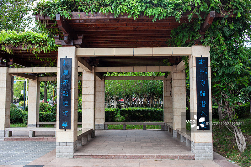 济宁南池景区图片素材