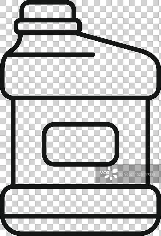 保持口腔卫生的漱口水瓶图片素材