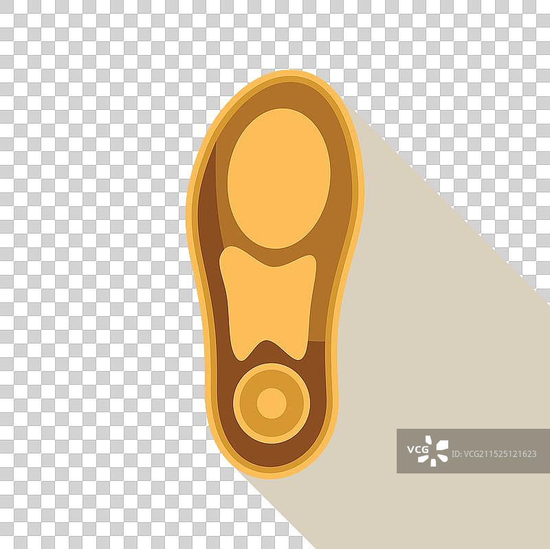 为扁平足提供足弓支撑的矫形鞋垫图片素材