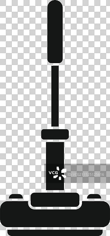 智能扫地机器人清洁地板图片素材