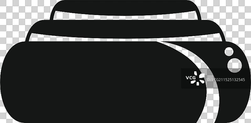 充气床垫图标，展示可充气床图片素材