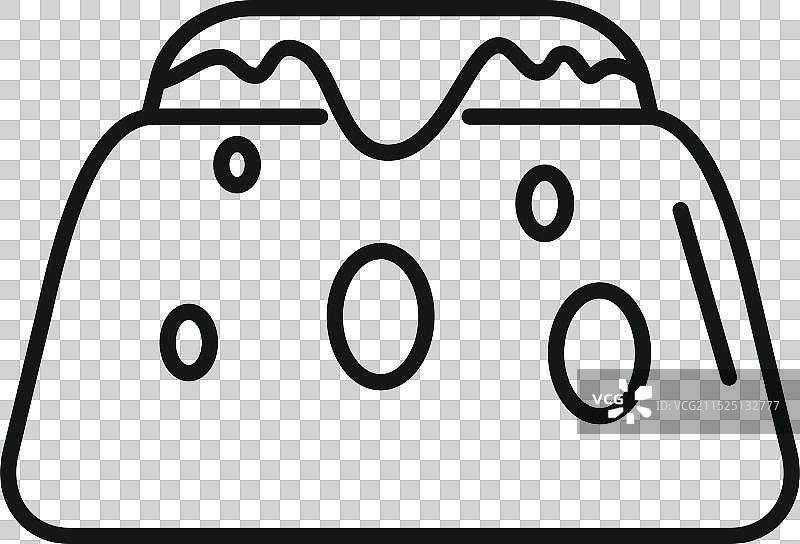 待食的美味意大利圣诞面包图片素材