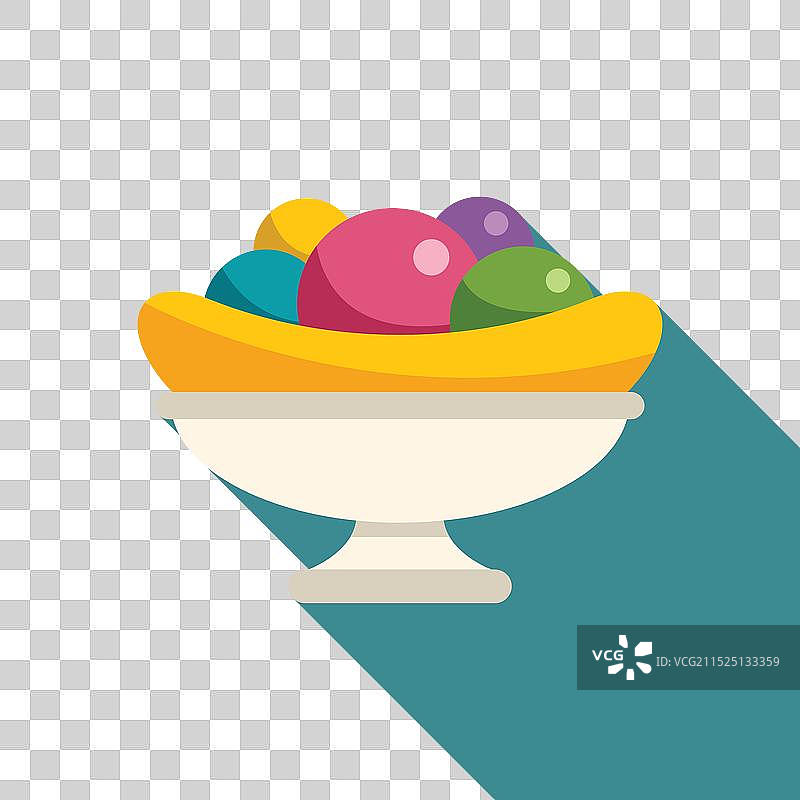 放在优雅基座上的彩色水果拼盘图片素材