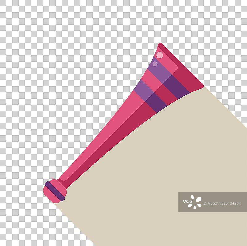 用于庆祝的塑料喇叭发出响亮的声音图片素材