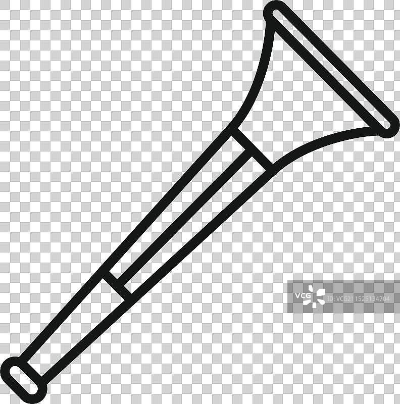 塑料呜呜祖拉发出响亮的声音图片素材