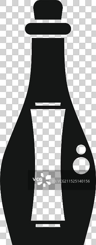 葡萄酒瓶轮廓图片素材