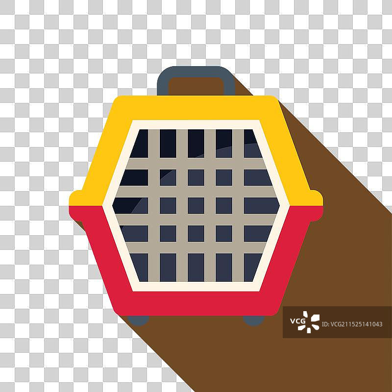 红色和黄色的宠物外出包，保护动物图片素材