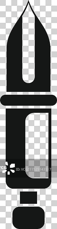 用于绘画和素描的笔尖标记图片素材