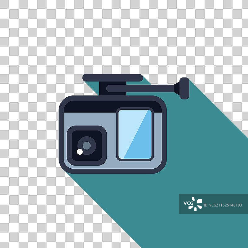 运动相机正在录制精彩的夏季视频图片素材