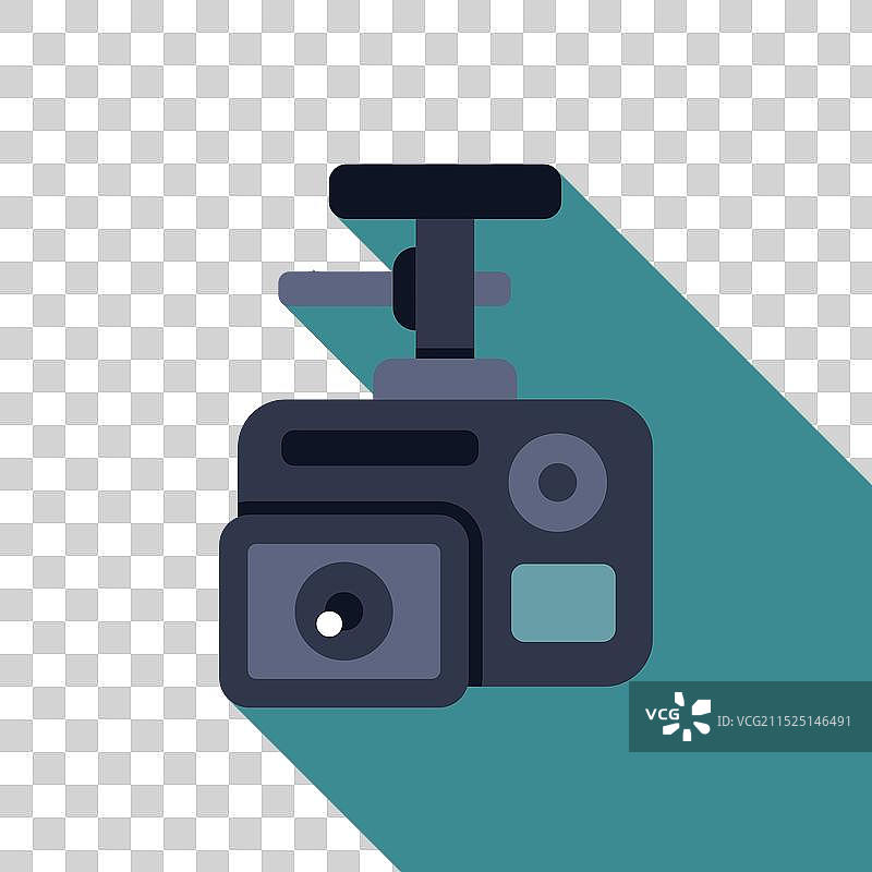 行车记录仪挡风玻璃道路录像图片素材