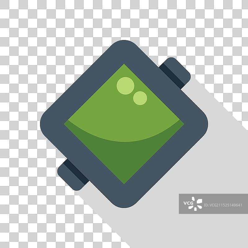 智能手表显示绿色屏幕图片素材