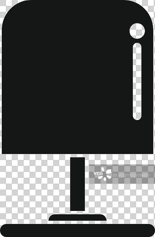 显示数字屏幕的互动板图标图片素材