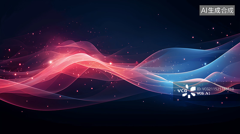 【AI数字艺术】赛博朋克星空宇宙探索科技背景图片素材