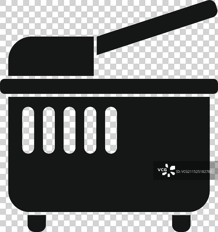 餐厅厨房用现代油炸锅图片素材