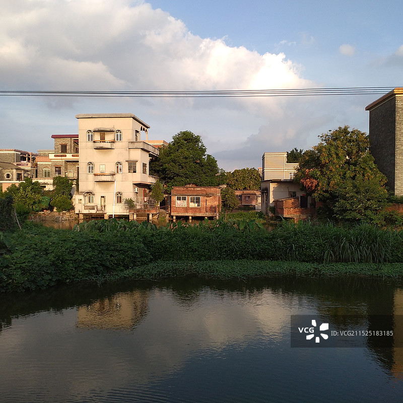 江门市鹤山古劳水乡景区图片素材