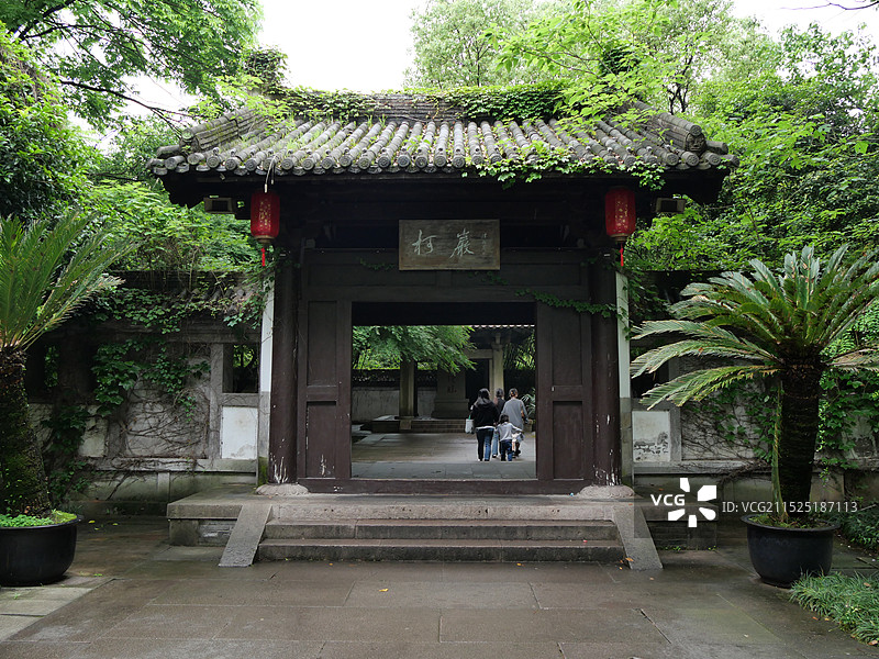 绍兴兰亭景区图片素材