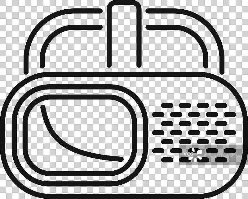 VR头显显示下降图表图片素材