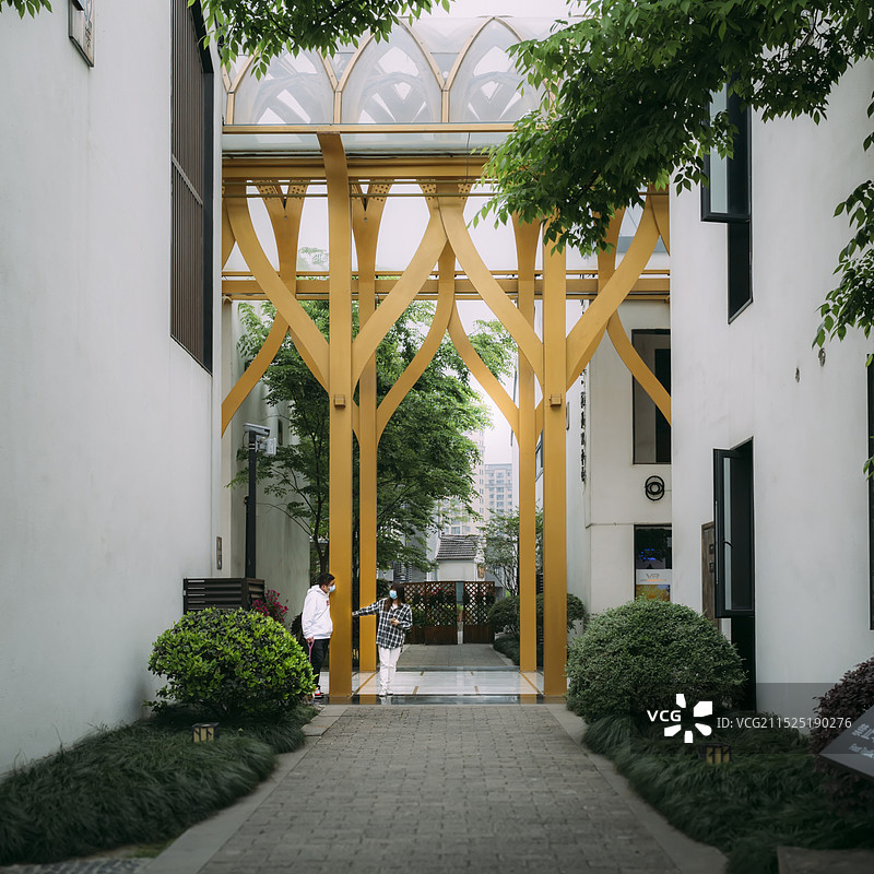 杭州余杭梦栖小镇图片素材