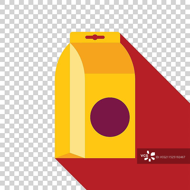 带透明窗口的黄色纸质包装图片素材