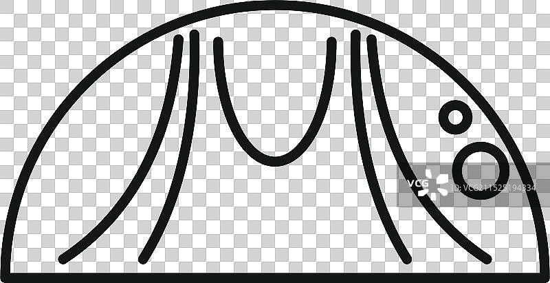 火山形状和气泡的美味烘焙面包图片素材