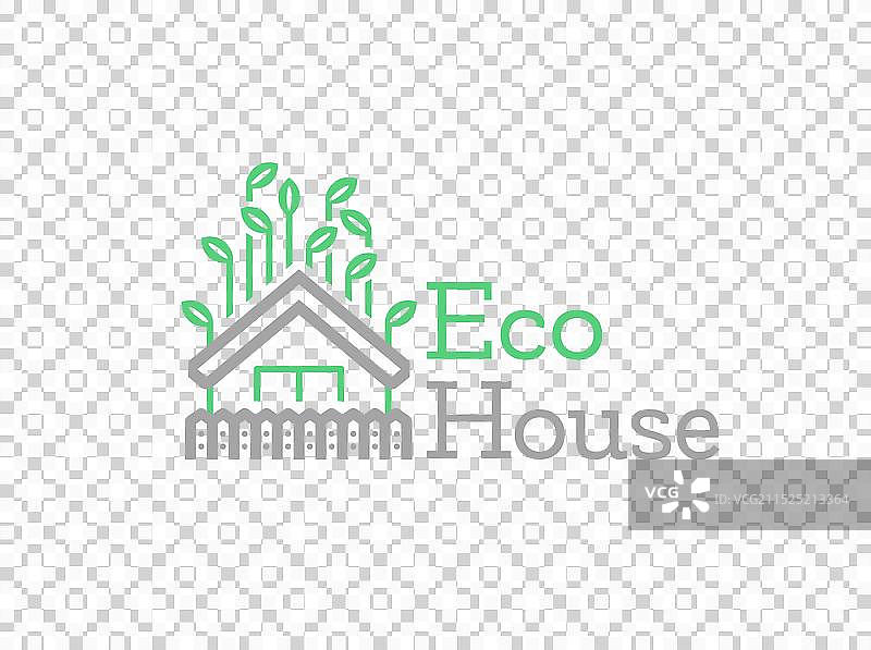 绿色植物生态住宅设计图片素材