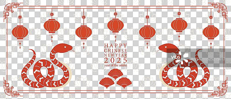 2025年春节蛇年背景图片素材