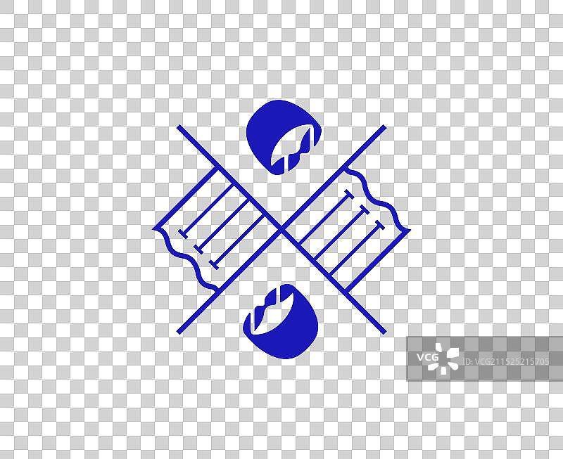 2024年巴黎奥运会游泳项目象形图图片素材