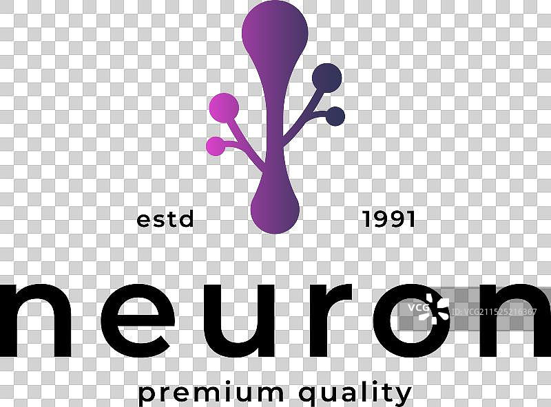 简约神经元轴突Logo设计图片素材