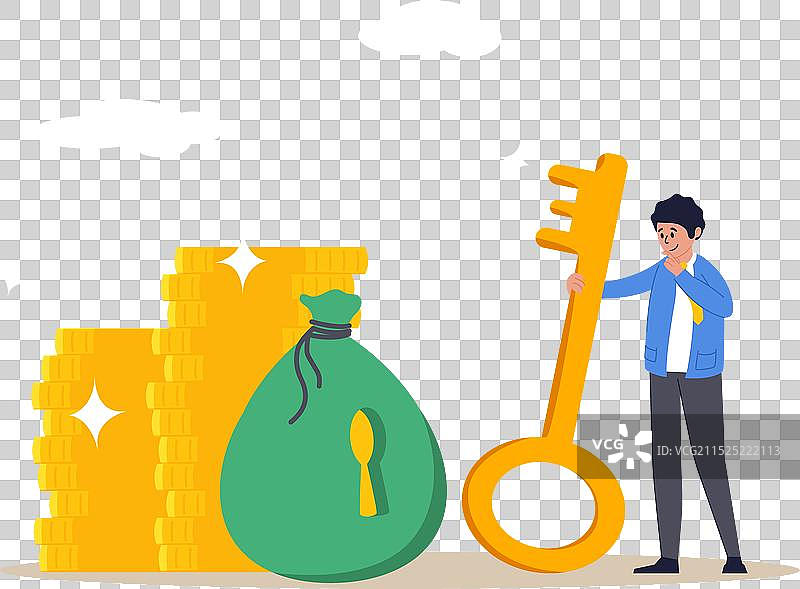 金融成功的关键概念：安全港图片素材