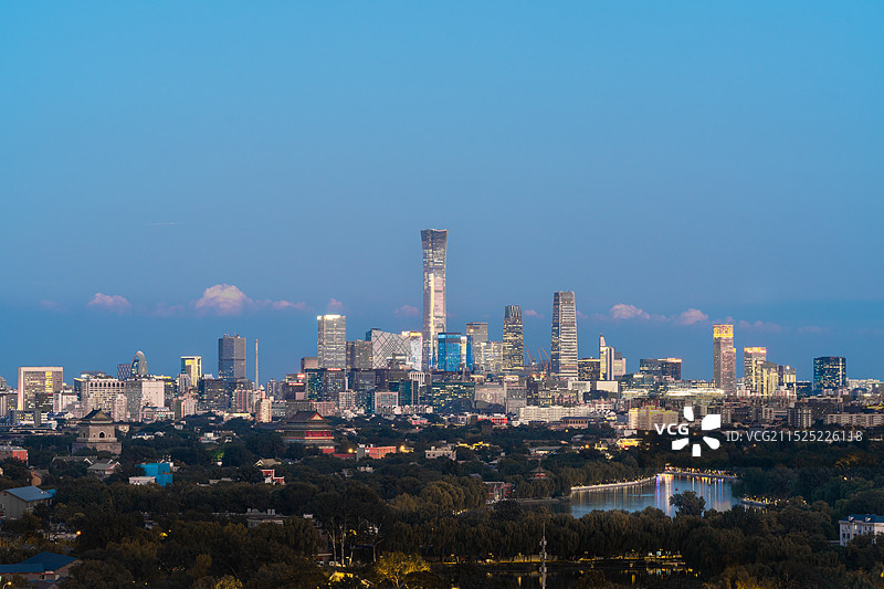 城市天际线风光图片素材